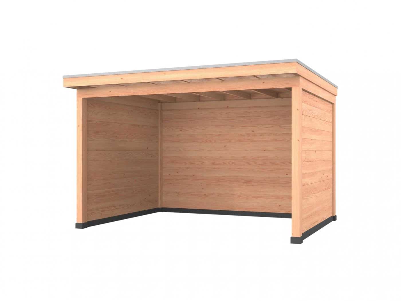 Douglas overkapping, 400 x 300, met achterwand en twee zijwanden, Westwood Comfort - Afbeelding 1